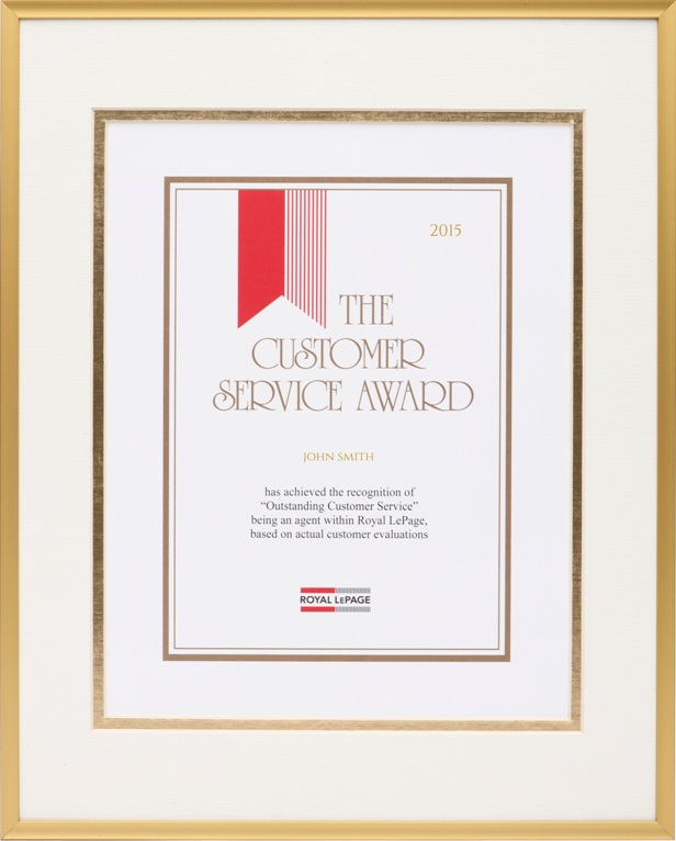 The Customer Service Award